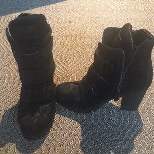 Prada suede boots